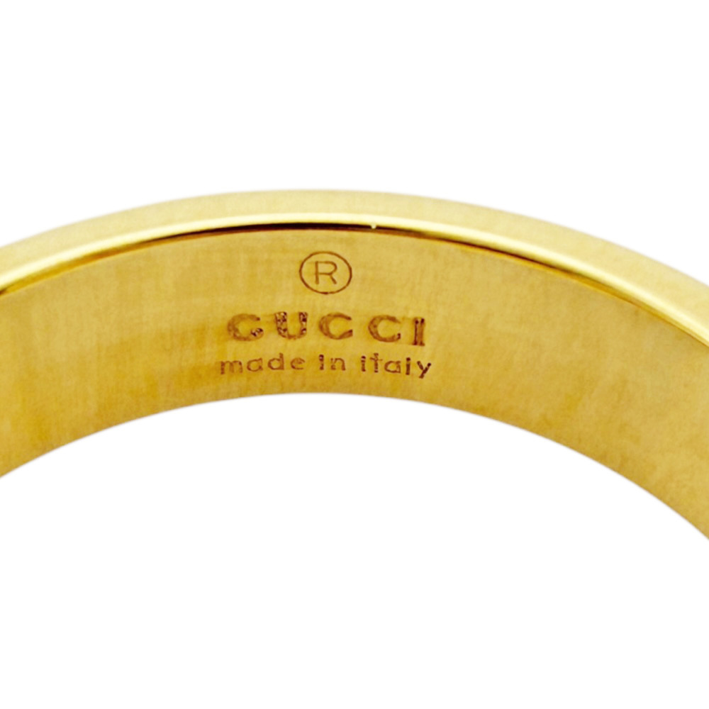 Gucci Icon Ring, 18K Yellow Gold, Women's - Picture 8 of 8